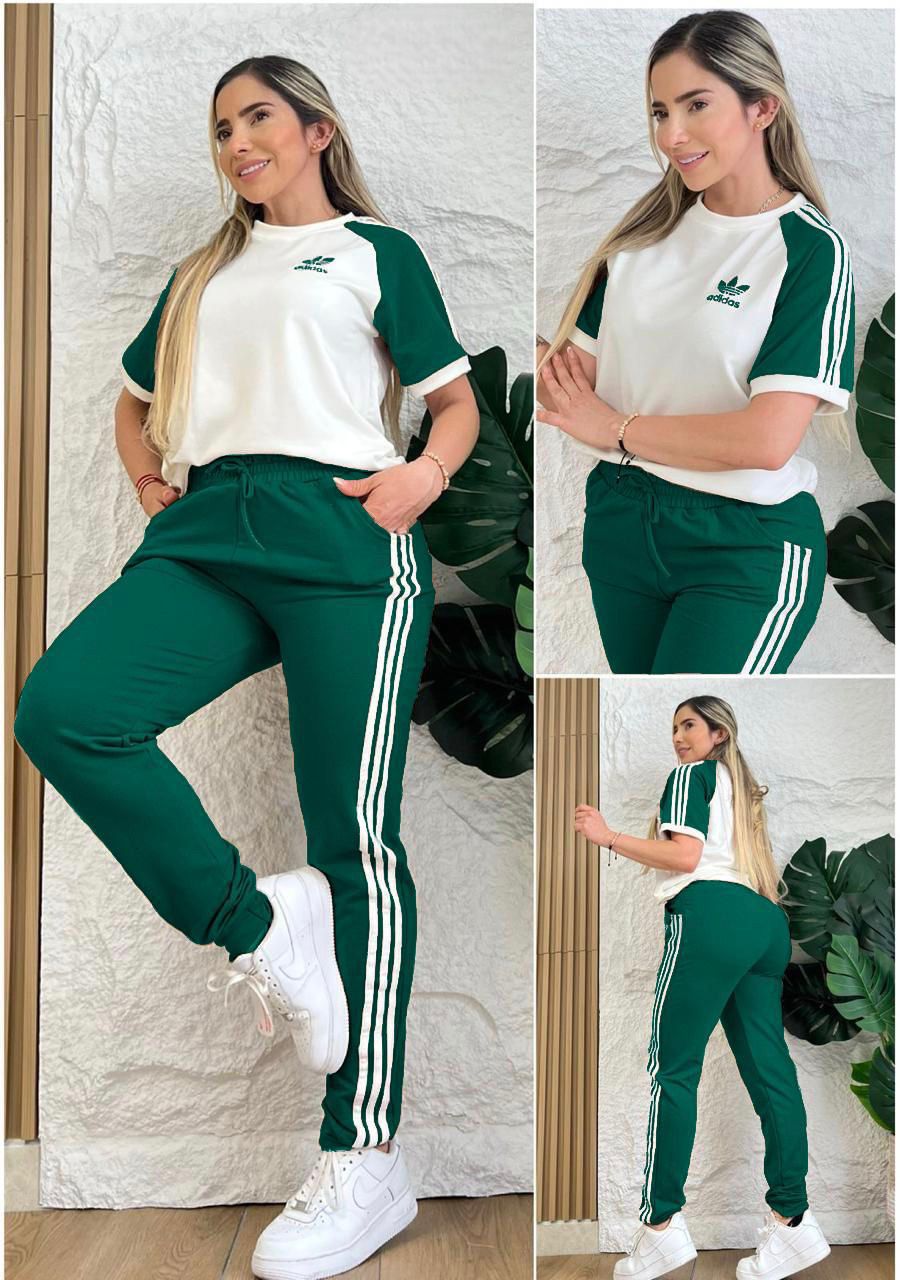 CONJUNTO CAMISETA Y SUDADERA ADIDAS