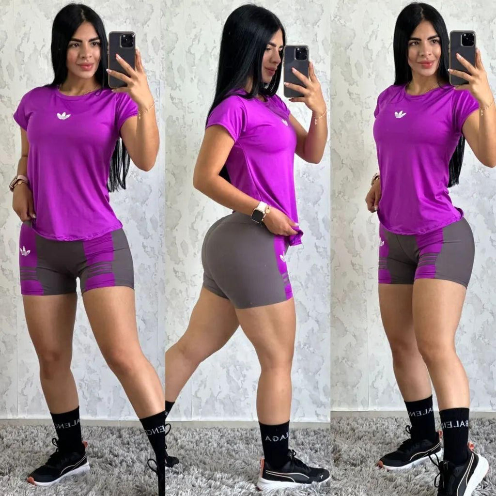 CONJUNTO CAMISETA Y LICRA ADIDAS PARA MÁXIMO RENDIMIENTO